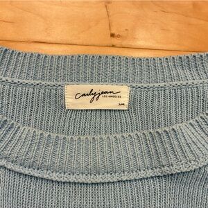 Carly Jean Los Angeles Light Blue Sweater